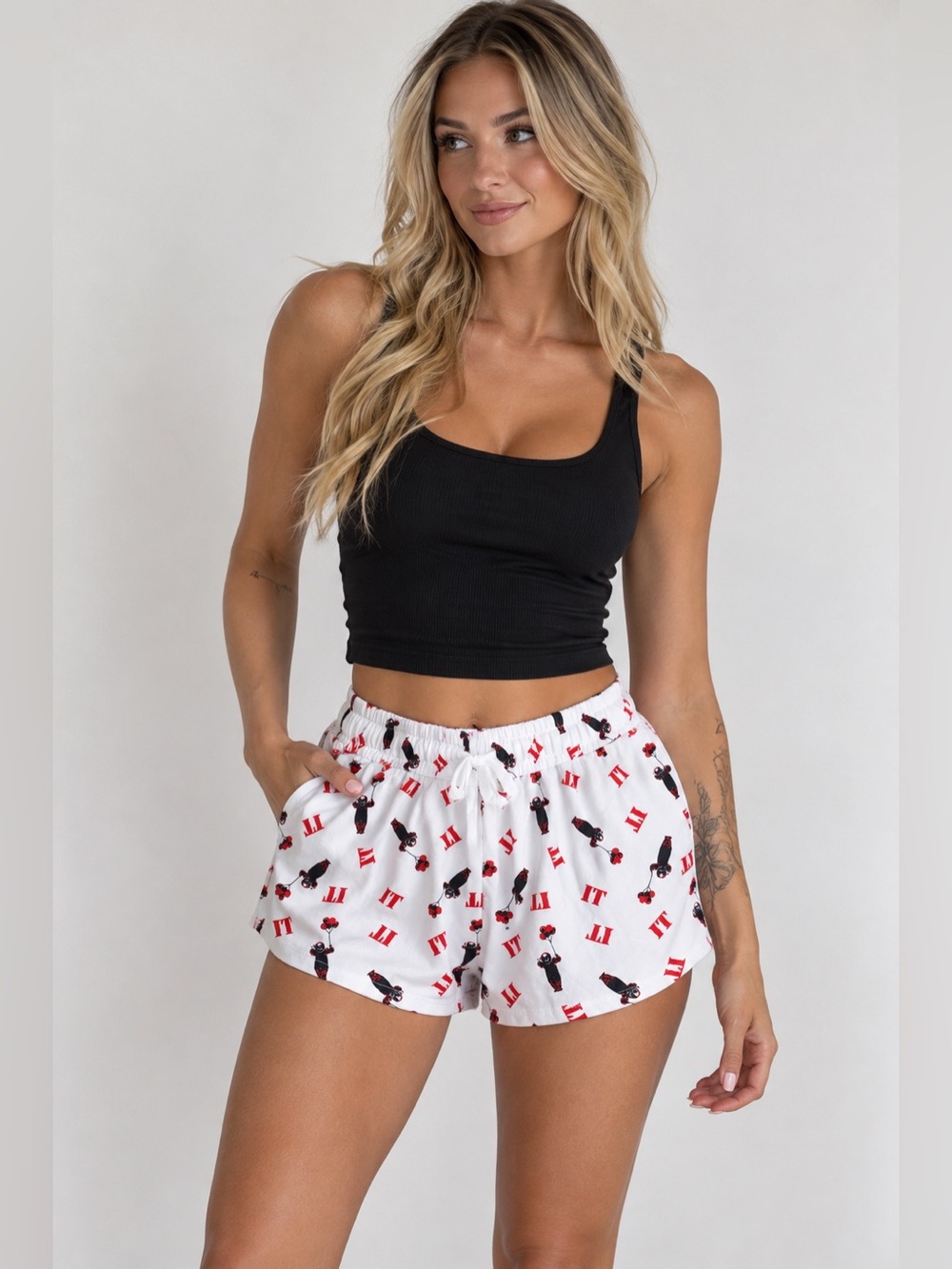 IT the Movie Printed Lounge Shorts